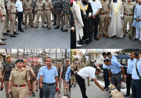Shah Times newsroom style coverage of Eid-ul-Adha prayers and security arrangements in Muzaffarnagar