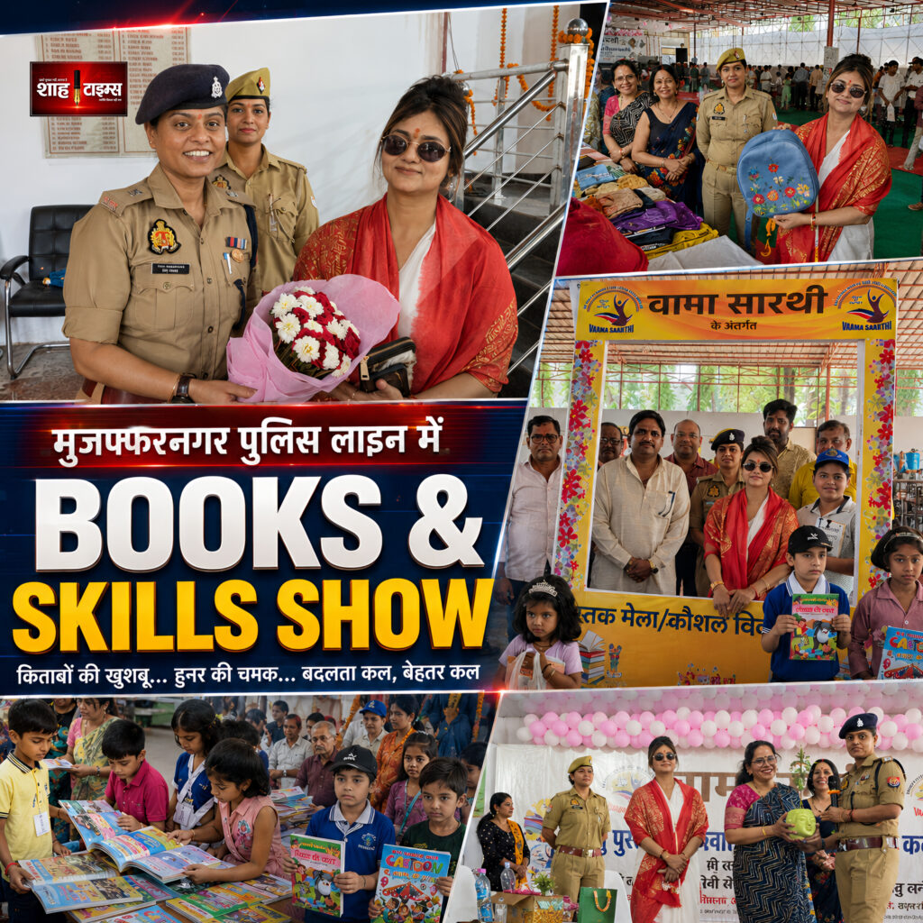 Shah Times coverage of Book Fair and Skill Development Exhibition at Muzaffarnagar Police Line