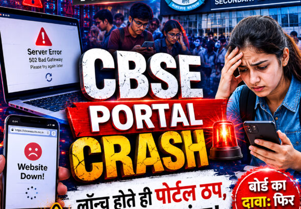 CBSE 12th revaluation portal crash technical error Shah Times news