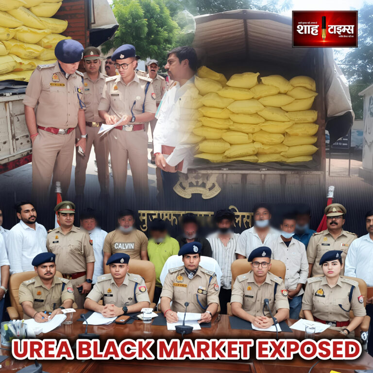 Police seizure of subsidized urea bags and vehicles in Muzaffarnagar investigation | Shah Times