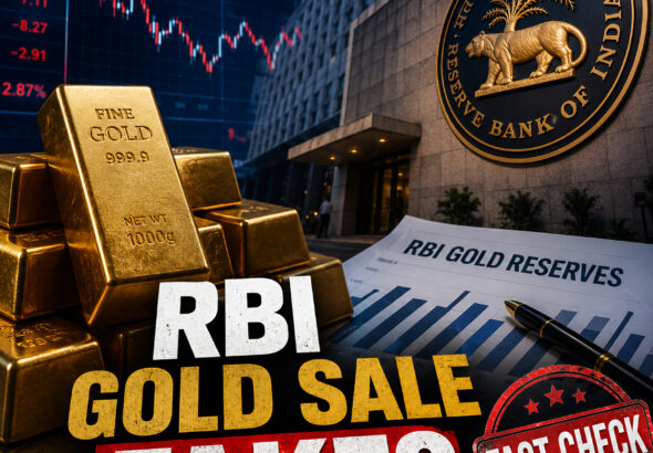 Shah Times analysis on RBI gold reserve controversy and PIB fact check.