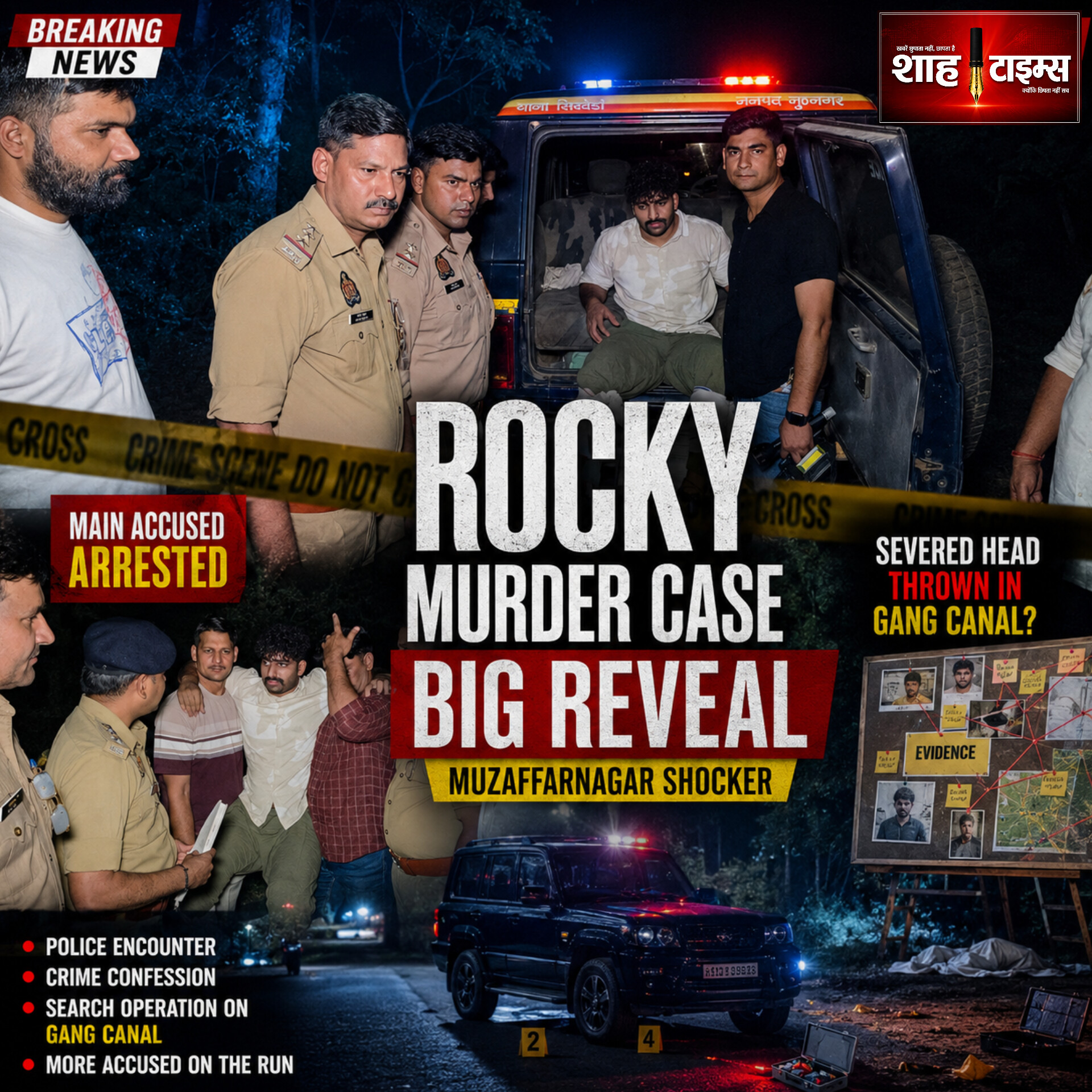 मुजफ्फरनगर रॉकी हत्याकांड: पुलिस मुठभेड़ में दबोचा गया बादल तोमर, सिर की तलाश जारी