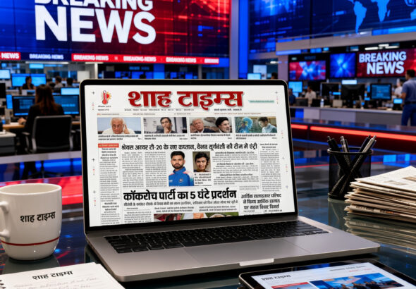 शाह टाइम्स ई-पेपर 7 जून 2026 – आज की बड़ी खबरें: क्रिकेट, राजनीति और मानसून