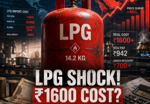 crisis impact. Image Alt Text: Shah Times LPG Cylinder Price Hike 2026 Editorial Analysis India