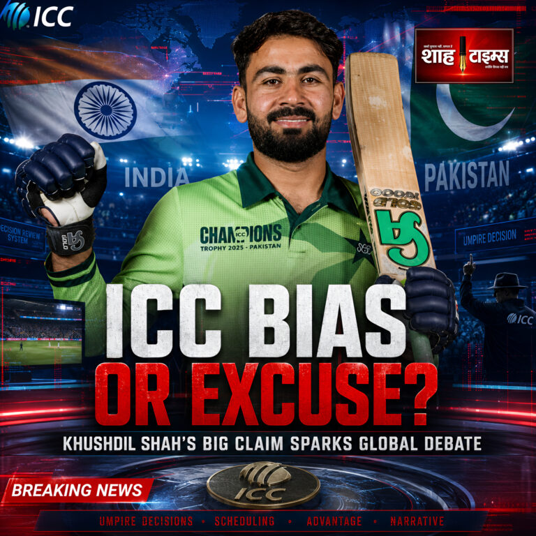 भारत के पक्षधरता और ICC अंपायरिंग विवाद पर खुशदिल शाह की टिप्पणियों का शाह टाइम्स का विश्लेषण।