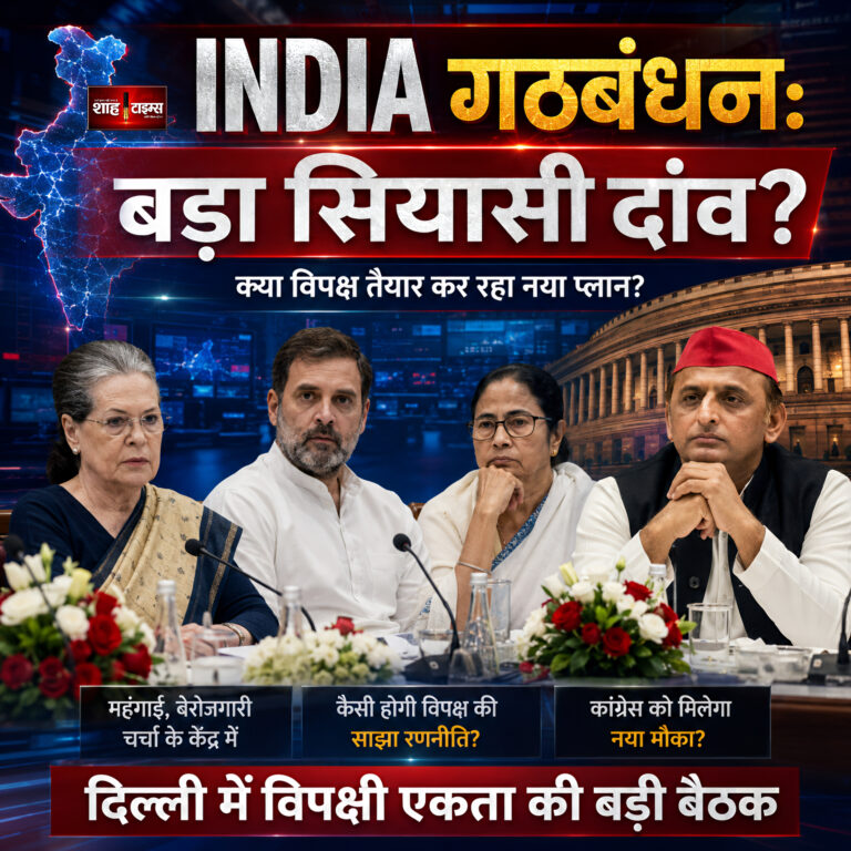 शाह टाइम्स ने नई दिल्ली में इंडिया ब्लॉक मीटिंग और विपक्ष की राजनीतिक रणनीति का एनालिसिस किया