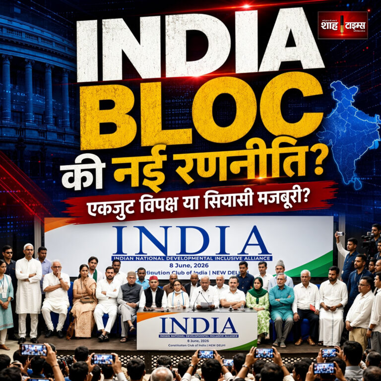 Shah Times INDIA Bloc leaders meeting in New Delhi discussing opposition strategy