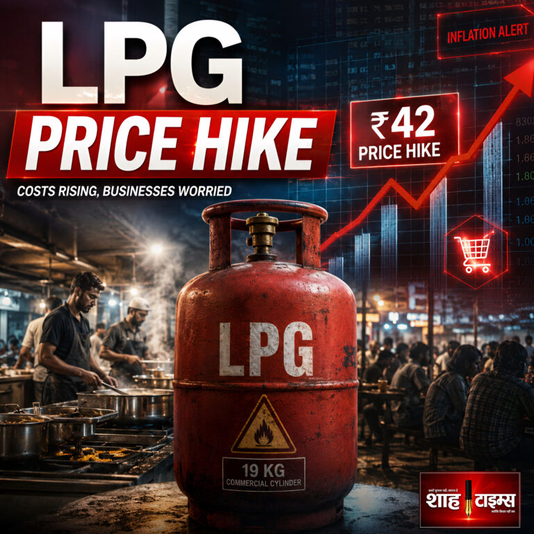 भारत के बड़े शहरों में कमर्शियल LPG सिलेंडर के दाम बढ़े। शाह टाइम्स का एनालिसिस।